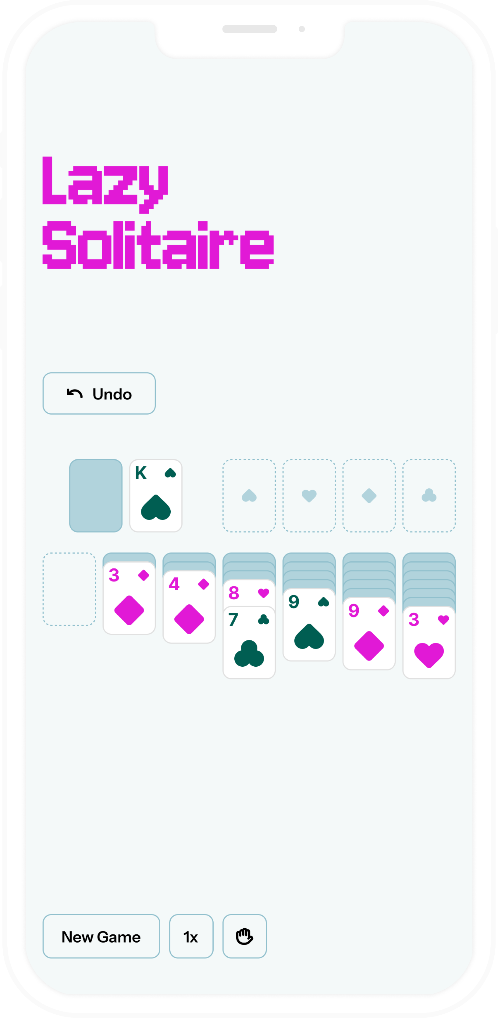 Lazy Solitaire Light Theme